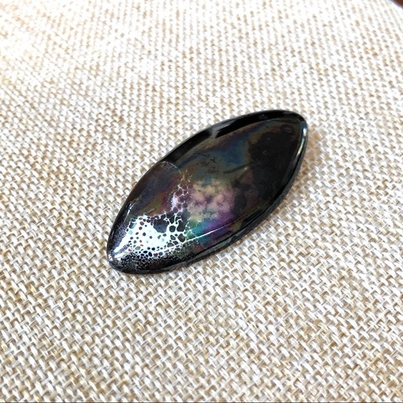 ⭐️ 5 for $25 Ceramic Mother-Of-Pearl Vintage Brooch - Picture 2 of 10